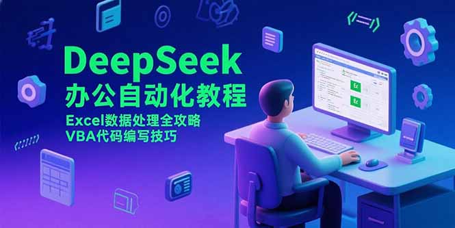 DeepSeek办公自动化教程，Excel数据处理全攻略，VBA代码编写技巧-涵知项目站