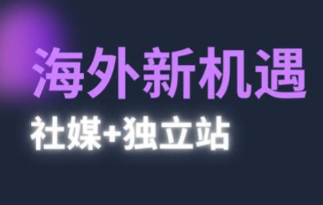 2025出海新机遇(社媒+独立站)，海外新机遇，实现独立站的高效运营与出海-涵知项目站