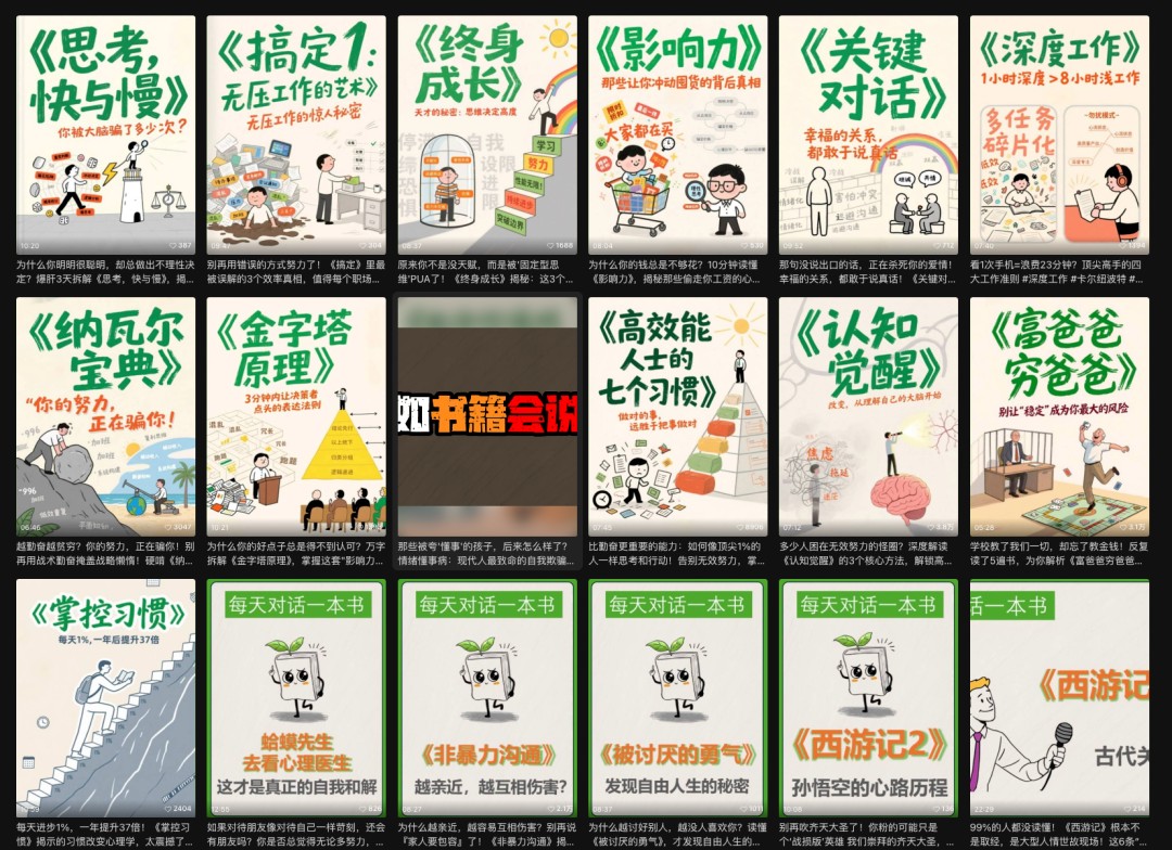 利用扣子工作流制作AI视频工具，一键制作“假如书籍会说话”爆款视频保姆级教程-涵知项目站