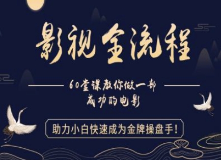 【影视全流程】教你做一部成功的电影，助力小白快速成为金牌操盘手-涵知项目站