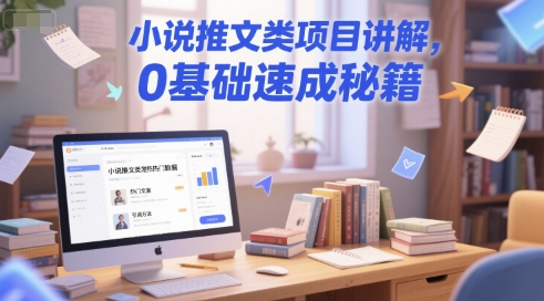 小说推文类项目讲解，0 基础速成秘籍-涵知项目站