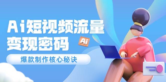 （14875期）Ai短视频流量密码，爆款制作核心秘诀，120万案例深度解析-涵知项目站
