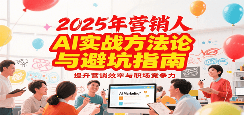 2025年营销实战方法论与避坑指南，利用AI提升营销效率与职场竞争力-涵知项目站