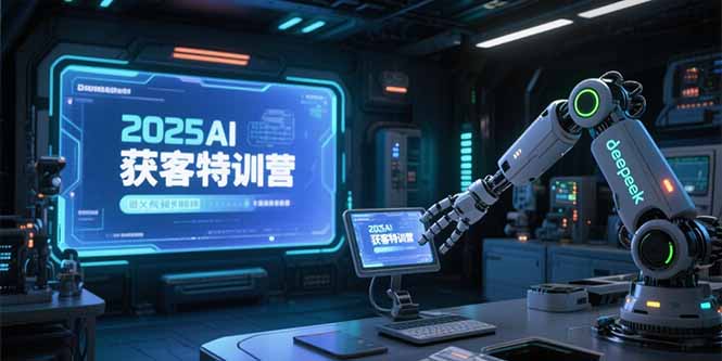 2025AI获客特训营，AI图文视频全制作，deepseek工具实操教学-涵知项目站