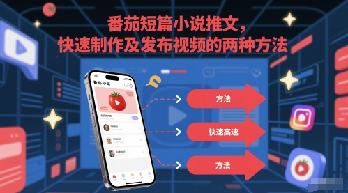 番茄短篇小说推文，快速制作及发布视频的两种方法-涵知项目站