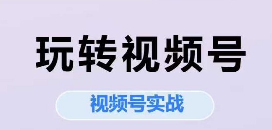玩转视频号，视频号实战系列课-涵知项目站