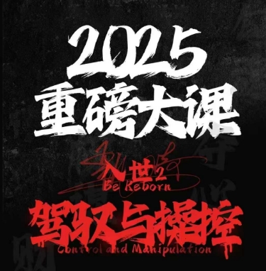 2025重磅大课，入世2，驾驭与控制-涵知项目站