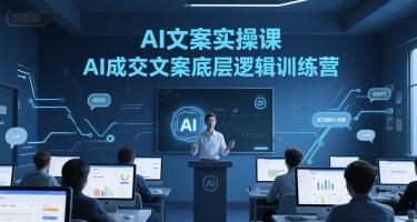 AI文案实操课，AI成交文案底层逻辑训练营-涵知项目站