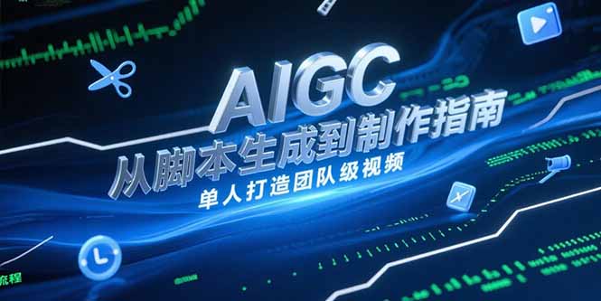 AIGC视频制作指南，从脚本生成到剪辑全流程，单人打造团队级视频-涵知项目站